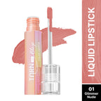 Swiss Beauty Select Turn on Glaze Liquid Lipstick - 1 Glimmer Nude | Grocsy