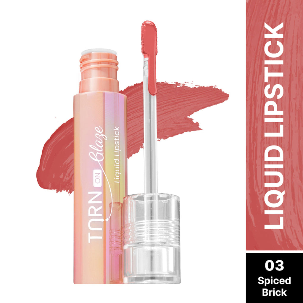 Swiss Beauty Select Turn on Glaze Liquid Lipstick - 3 Spiced Brick | Grocsy