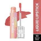 Swiss Beauty Select Turn on Glaze Liquid Lipstick - 3 Spiced Brick | Grocsy