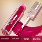 Swiss Beauty Stay On Matte Liquid Lipstick - 11 Raw Plum | Grocsy