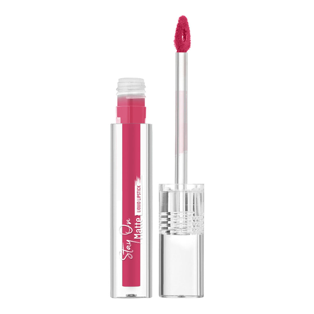 Swiss Beauty Stay On Matte Liquid Lipstick - 15 Demure Pink | Grocsy