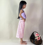 ArthLife Lavender And Pink Bow Co-Ord Set | Grocsy