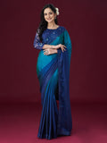 kasee Embroidered Sequinned Saree | Grocsy