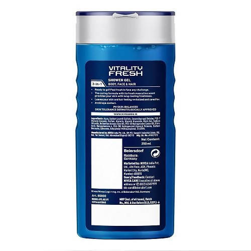 Nivea Men Vitality Fresh Shower Gel | Grocsy