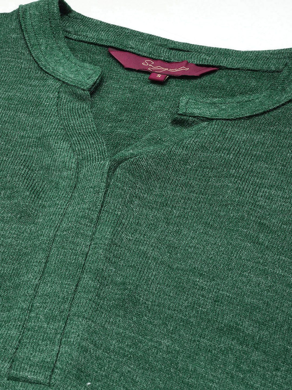 Sangria Mandarin Collar Straight Kurta | Grocsy