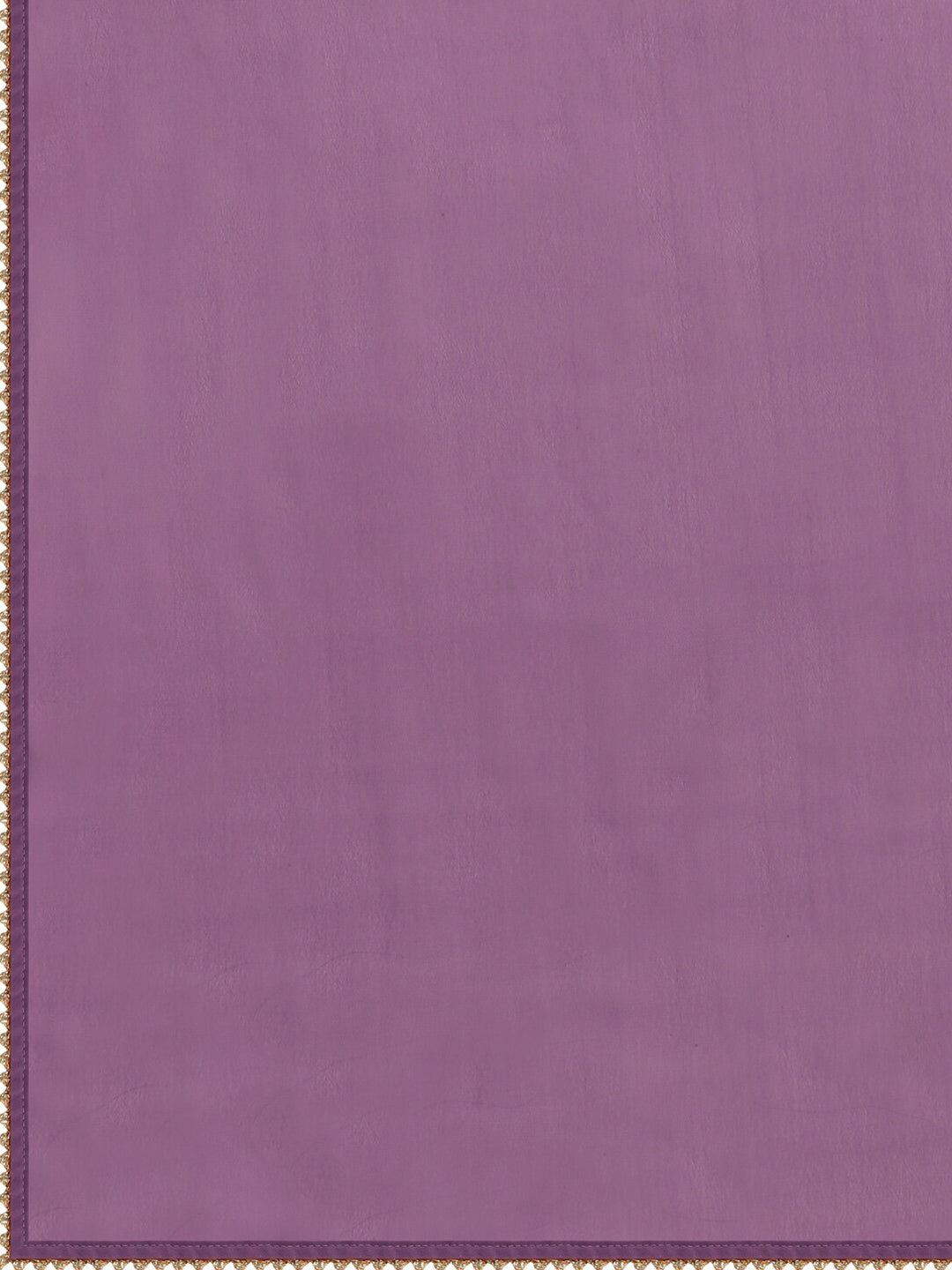 Sangria Women Purple Solid Georgette Saree with Embellished Belt | Grocsy