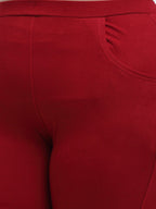 TAG 7 Women Plus Size Ankle Length Cotton Leggings | Grocsy