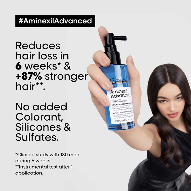 L'Oreal Professionnel Anti-Hair Loss Regime With Density Advanced Shampoo & Aminexil Advanced | Grocsy