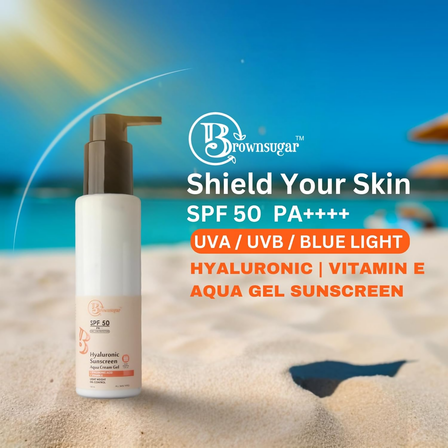 Brownsugar Hyaluronic Glow+ Sunscreen | Grocsy