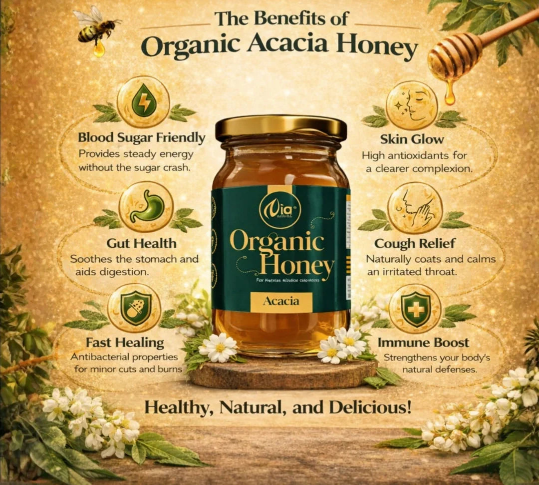 Nia Natura Organic Acacia Honey | Grocsy