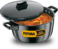 Hawkins Futura Hard Anodized Cook-n-Serve Bowl 23 cm Diameter 4 L with Lid (ACB40) | Grocsy
