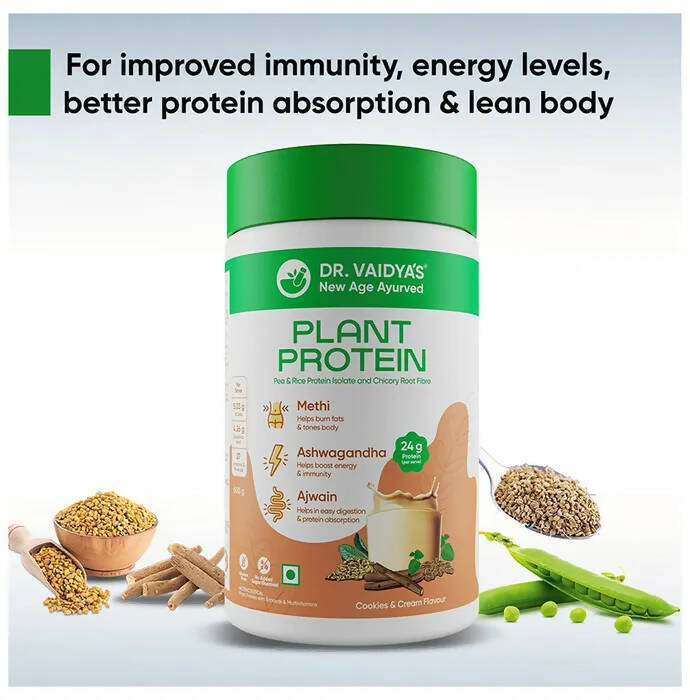 Dr. Vaidya's Plant Protein Powder | Grocsy