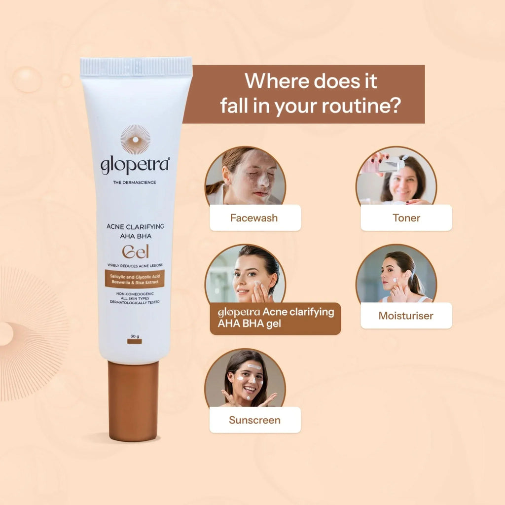 Glopetra Acne Clarifying Aha Bha Gel | Grocsy
