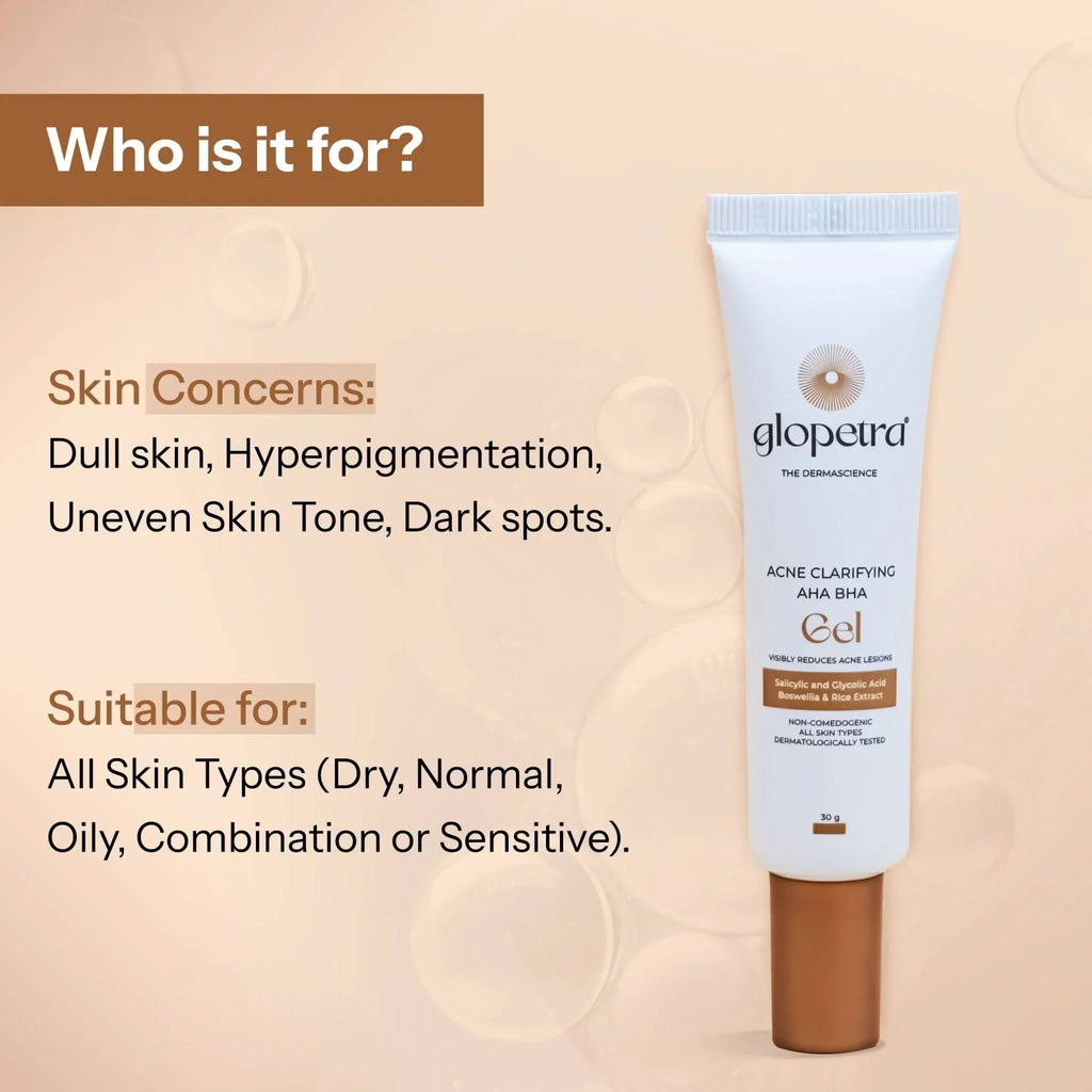 Glopetra Acne Clarifying Aha Bha Gel | Grocsy