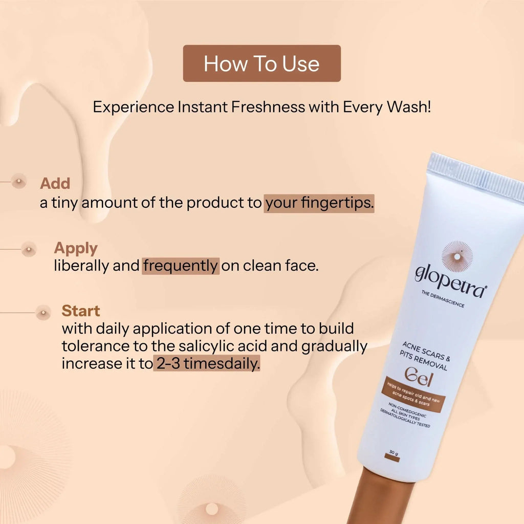 Glopetra Acne Scars & Pits Removal Gel | Grocsy
