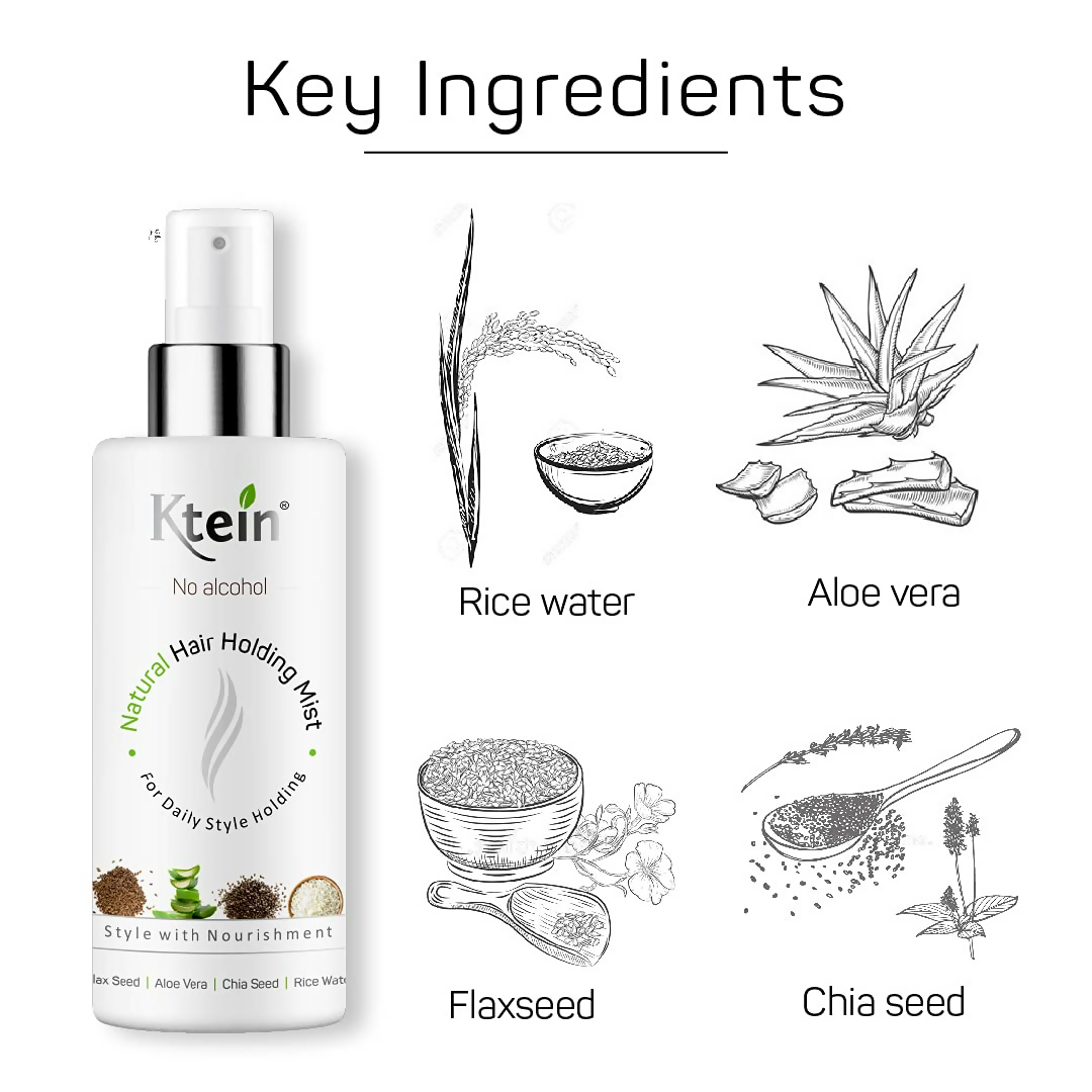 Ktein Natural Hair Holding Spray Without Alcohol | Grocsy