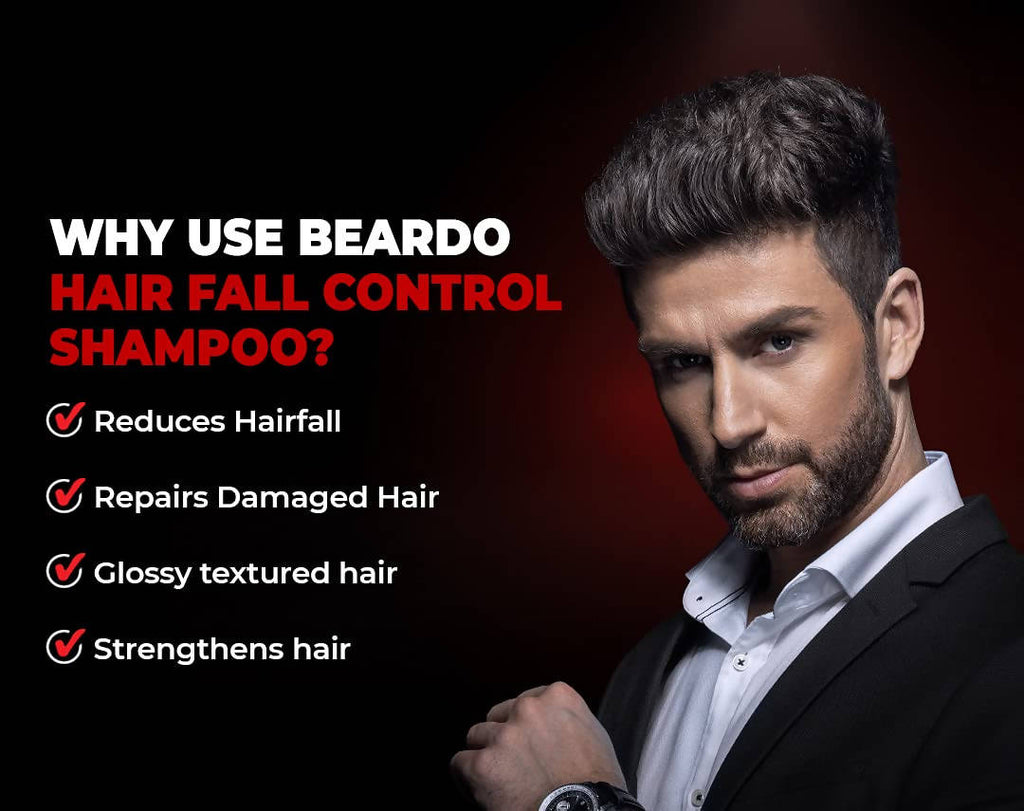 Beardo Hair Fall Control Shampoo for Men | Grocsy