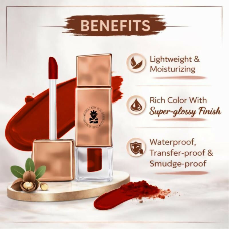 BOBI Velvet Matte Liquid Lipstick, Shade_6 RUSH | Grocsy