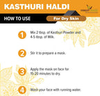 Forest Herbs Kasturi Haldi Face Care Powder | Grocsy
