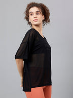 MKH Typography Printed Relaxed Fit Dri-FIT T-shirt | Grocsy