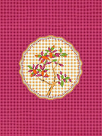 HOMETALES Pink & Beige Ethnic Motifs Cotton 104 TC King Bedsheet with 2 Pillow Covers | Grocsy