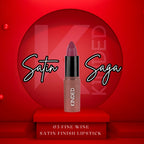 KINDED Satin Saga Bullet Creamy Lipstick With Satin Finish & Vitamin E - 03 Fine Wine | Grocsy