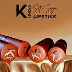 KINDED Satin Saga Bullet Creamy Lipstick With Satin Finish & Vitamin E - 03 Fine Wine | Grocsy