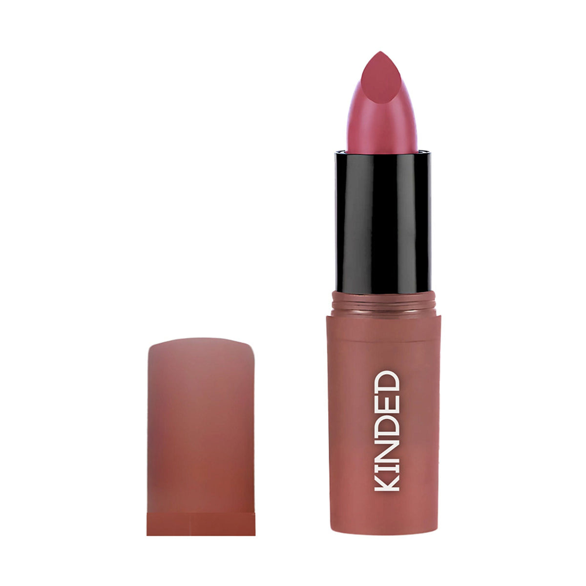 KINDED Satin Saga Bullet Creamy Lipstick With Satin Finish & Vitamin E - 05 Berry Plum | Grocsy