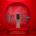 KINDED Satin Saga Bullet Creamy Lipstick With Satin Finish & Vitamin E - 05 Berry Plum | Grocsy