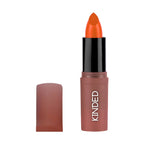 KINDED Satin Saga Bullet Creamy Lipstick With Satin Finish & Vitamin E - 08 Sunkissed Orange | Grocsy