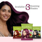 Prem Dulhan Burgundy Red Henna Based Hair Color | Grocsy