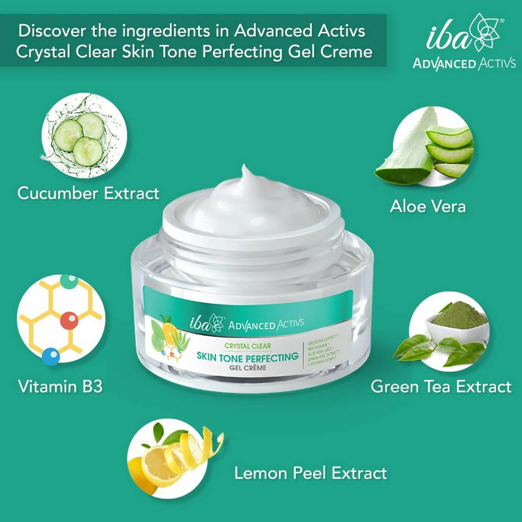 Iba Advanced Activs Crystal Clear Skin Tone Perfecting Gel Cream | Grocsy