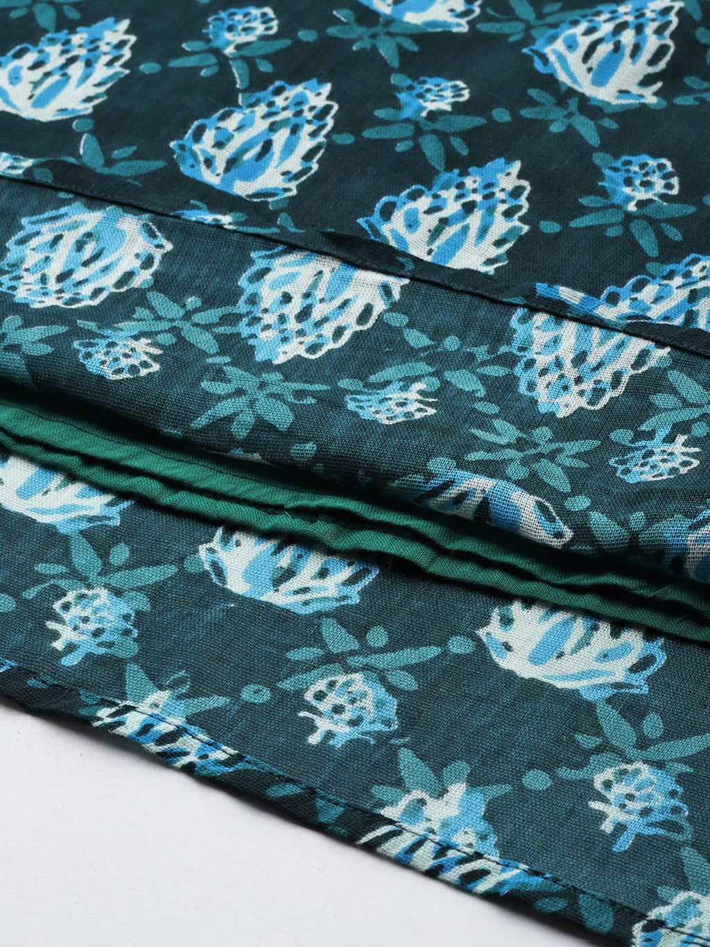HERE&NOW Floral Printed Pure Cotton Kurta | Grocsy