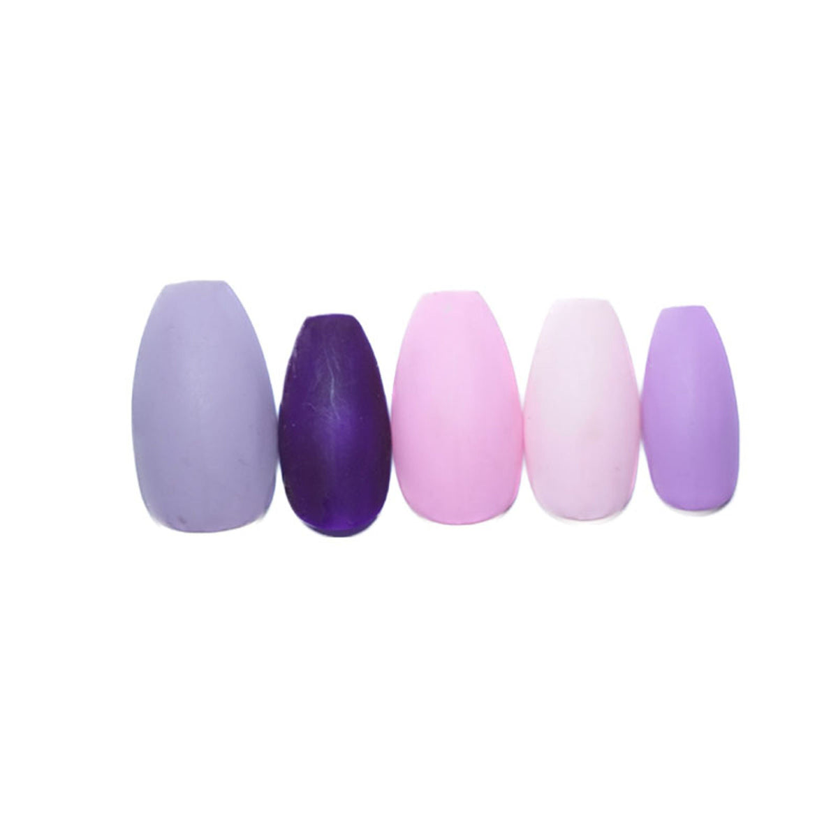 SOEZI Shades Of Purple Reusable Press On Nails - Ready To Wear Kit | Grocsy