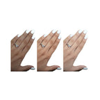 SOEZI Safedi Ki Chamkaar Reusable Press On Nails - Ready To Wear Kit | Grocsy