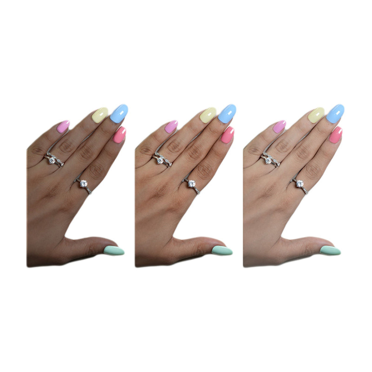 SOEZI Colorful And Confused Reusable Press On Nails - Ready To Wear Kit | Grocsy