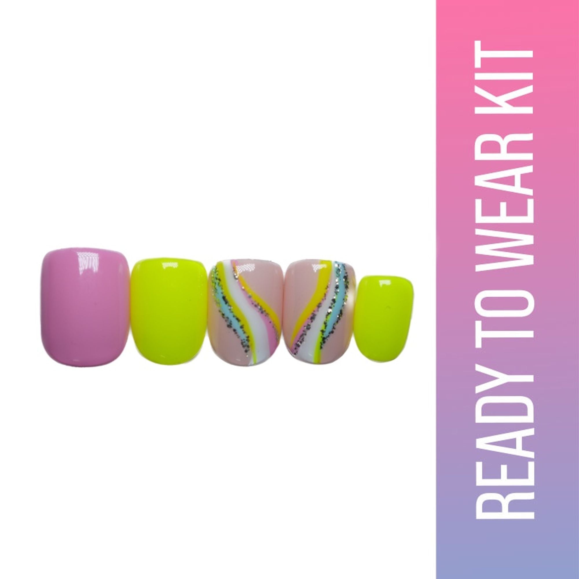 SOEZI Multifaceted Reusable Press On Nails - Ready To Wear Kit | Grocsy