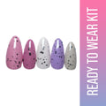SOEZI Cute And Casual Reusable Press On Nails - Ready To Wear Kit | Grocsy