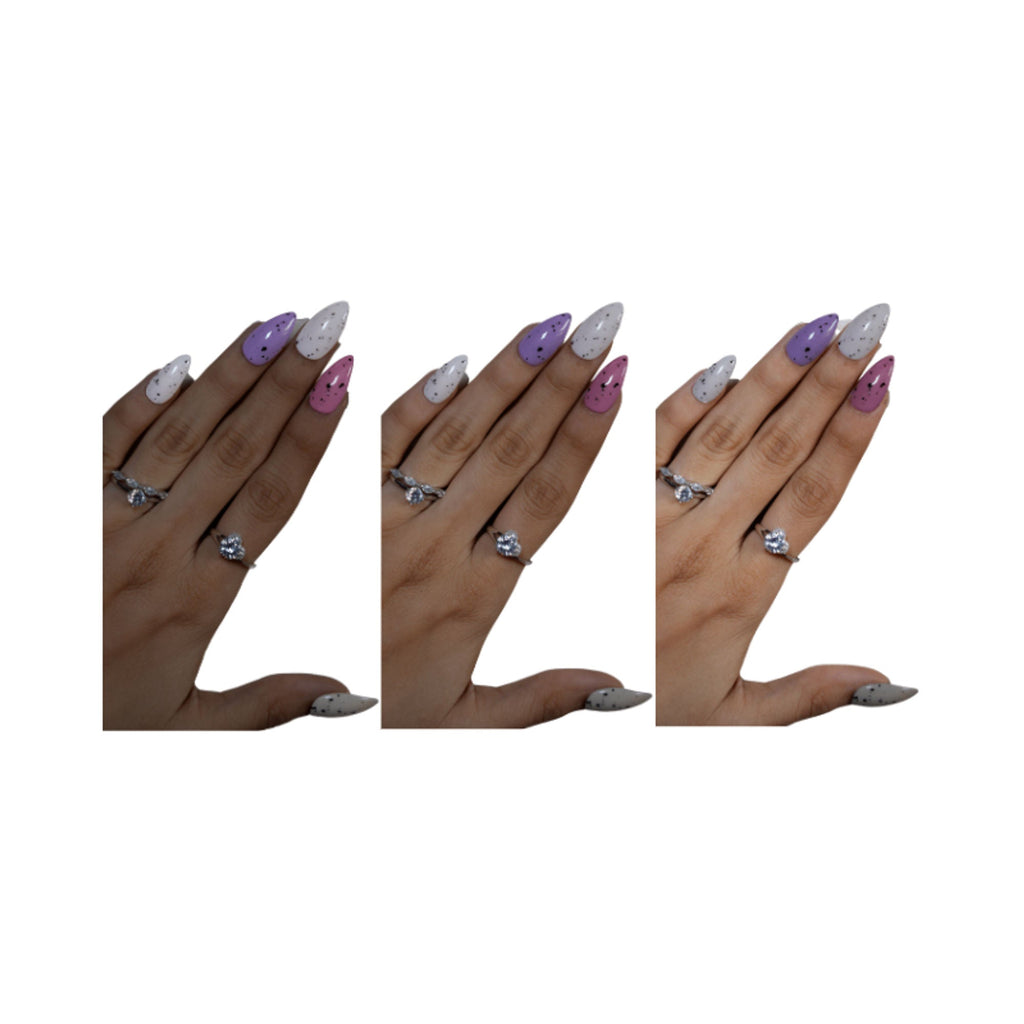 SOEZI Cute And Casual Reusable Press On Nails - Ready To Wear Kit | Grocsy