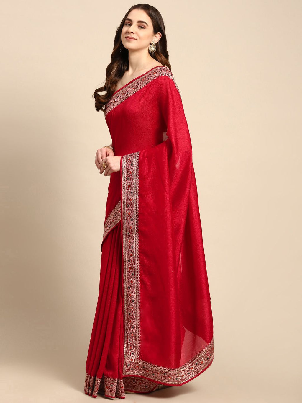 kasee Embroidered Art Silk Saree | Grocsy