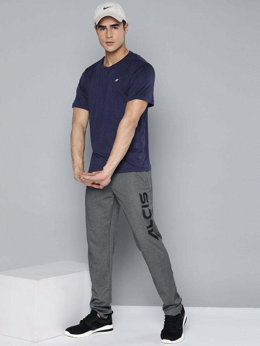 Alcis Anti Static Applique Slim Fit Running T-shirt | Grocsy