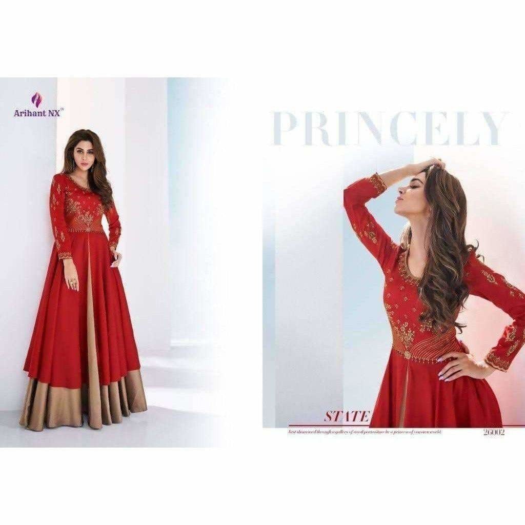 Arihant Nx Saanvi Soft Silk Gown | Grocsy