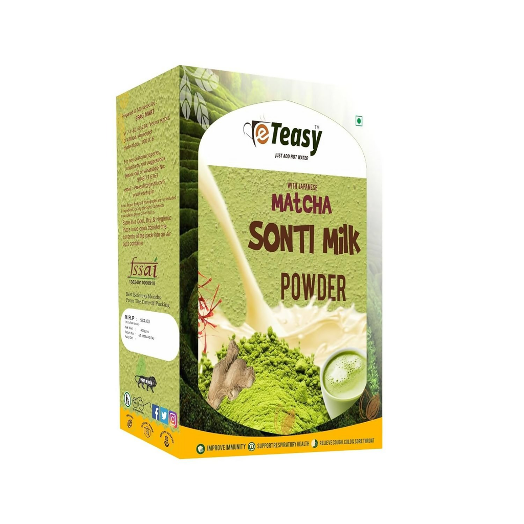 Eteasy Japanese Matcha Sonti Mix Milk Drink Kashmiri Kesar Saffron Mix Powder | Grocsy