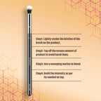 Miss Claire M15 - Firm Blending Brush - Chrome | Grocsy