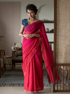 Suta Multi Color Woven Design Pure Cotton Saree | Grocsy