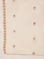Sangria Embroidered Pure Cotton Regular Kurta & Trousers With Dupatta | Grocsy