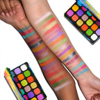 Makeup Revolution Forever Flawless Eyeshadow Palette-18 Smooth & Rich Shade - Bird of Paradise | Grocsy