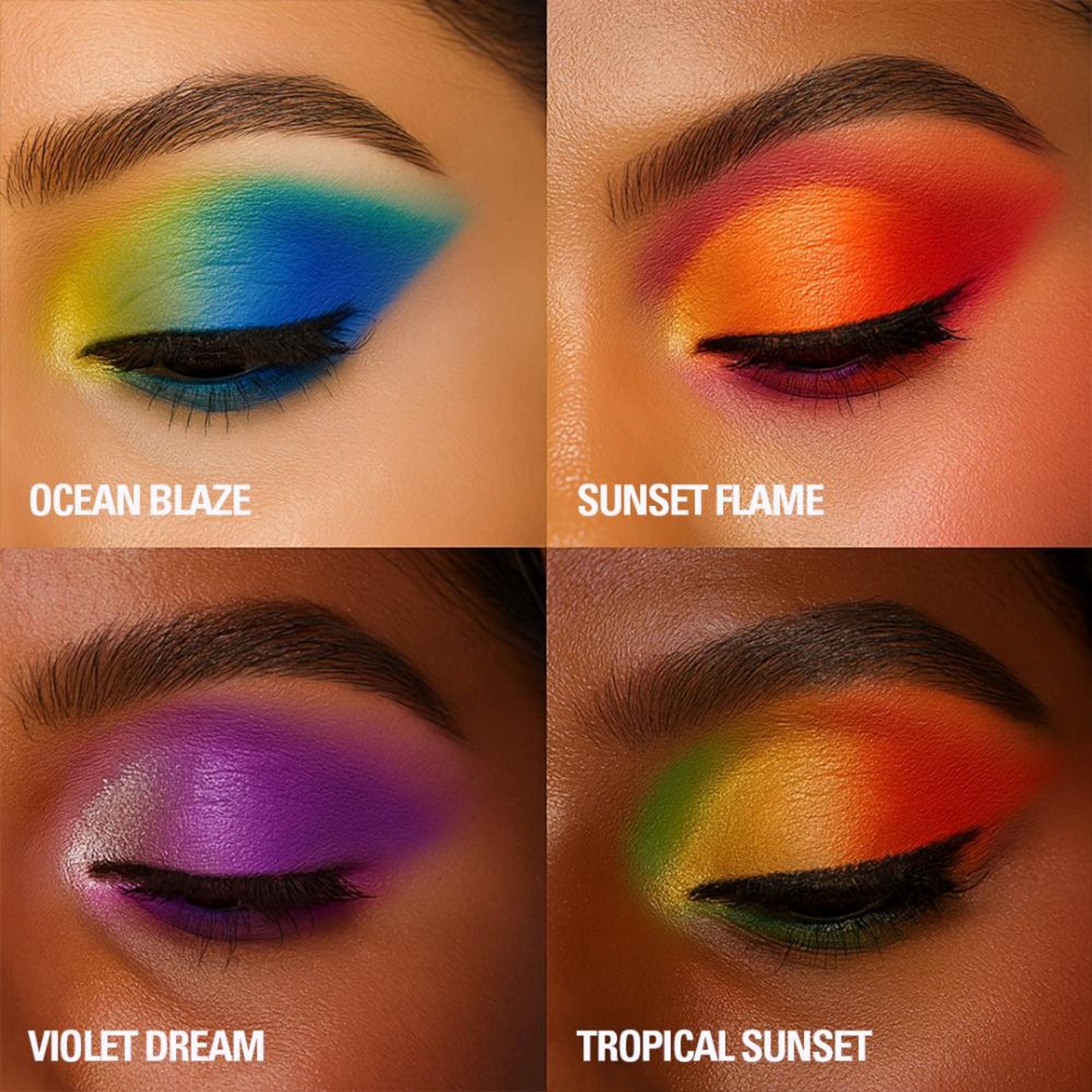Makeup Revolution Forever Flawless Eyeshadow Palette-18 Smooth & Rich Shade - Bird of Paradise | Grocsy
