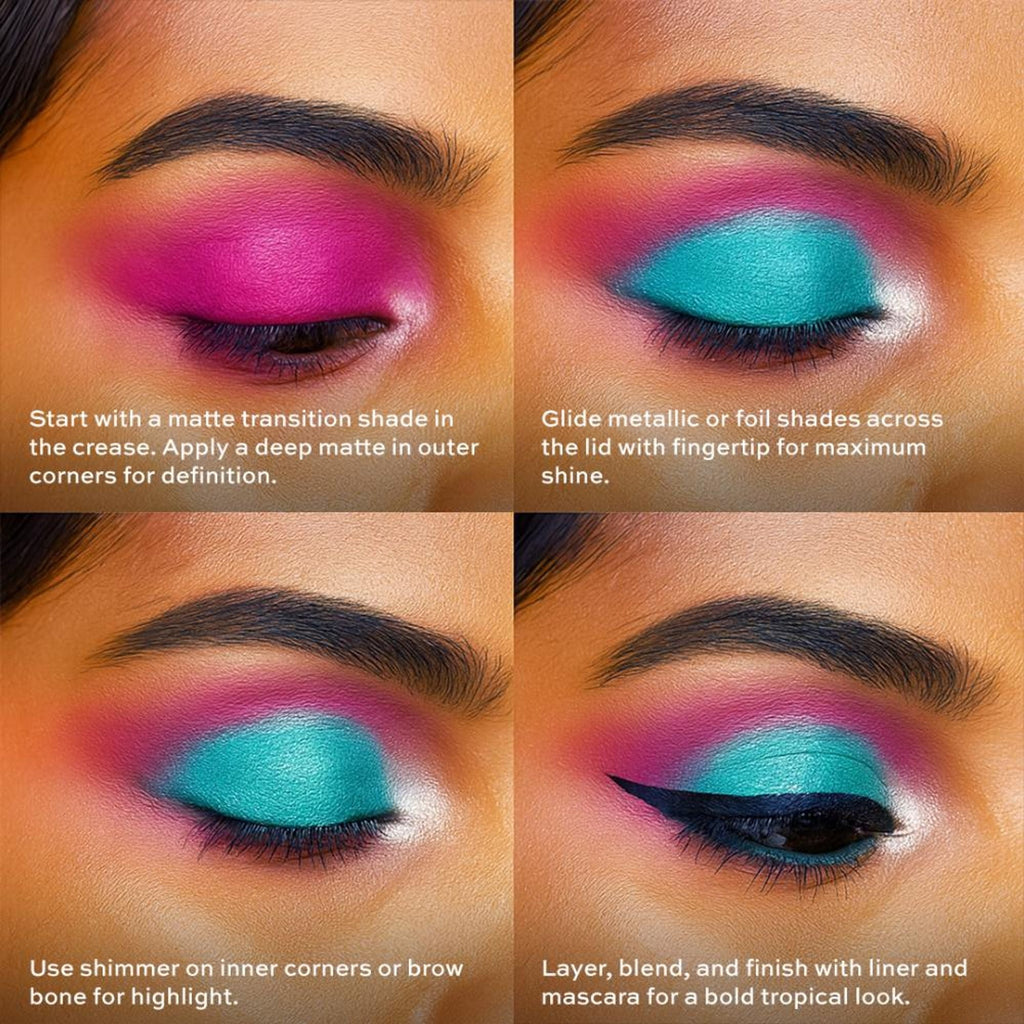 Makeup Revolution Forever Flawless Eyeshadow Palette-18 Smooth & Rich Shade - Bird of Paradise | Grocsy