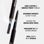 Makeup Revolution Precise Brow Pencil - Dark Brown | Grocsy